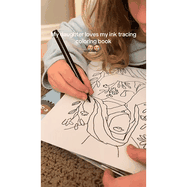 Quiet Lines™ Ink Tracing Art Book ✍️ | Beginner-Friendly Relaxing Creative Set