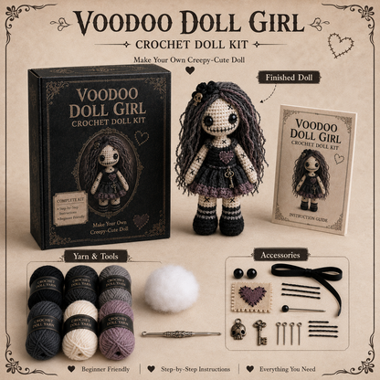 👑Midnight Macabre Crochet DIY Collection 🕯️- BUY 3 GET 1 FREE（4 PCS）