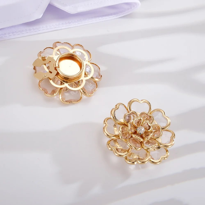 BloomSnap Flower Button Covers 🌸 Dress Up Any Shirt in Seconds