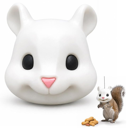 🐿️ Funny Squirrel Mask Feeder | Hanging Backyard Nut Feeder & Garden Decor