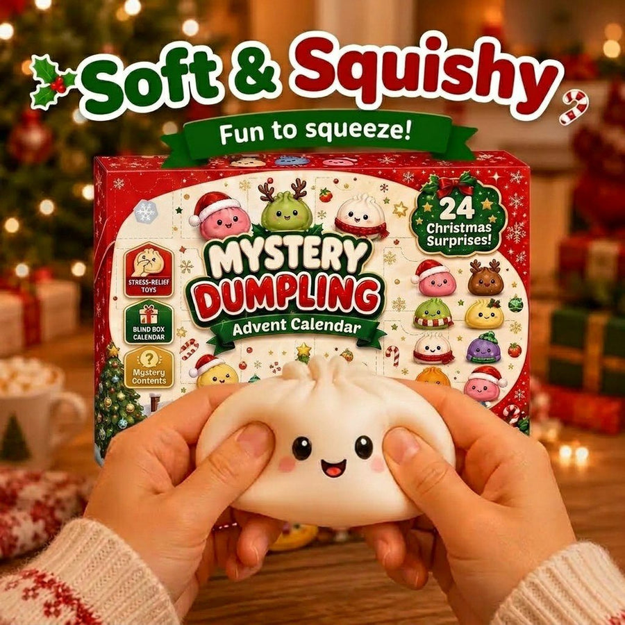 🎄Christmas Dumpling Squishy Advent Calendar🎁 24 Cute Surprise Fidget Toys
