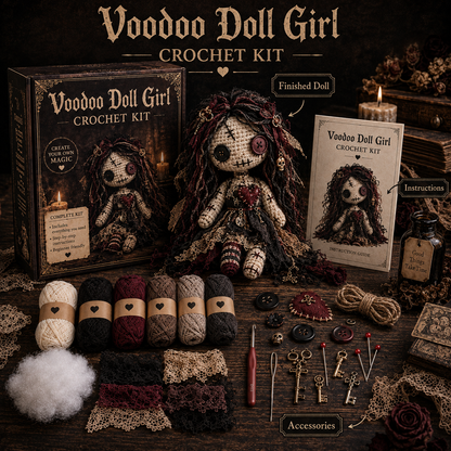 👑Midnight Macabre Crochet DIY Collection 🕯️- BUY 3 GET 1 FREE（4 PCS）