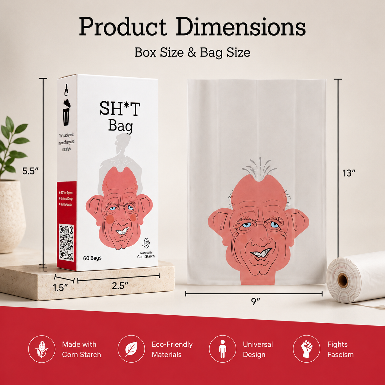 🤣Premium Unscented Leakproof Pet Waste Bags-Kennedizine