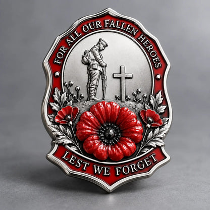 🌺Limited Edition Red P*ppy Remembrance Brooch – For All Our Fallen Heroes🎖️