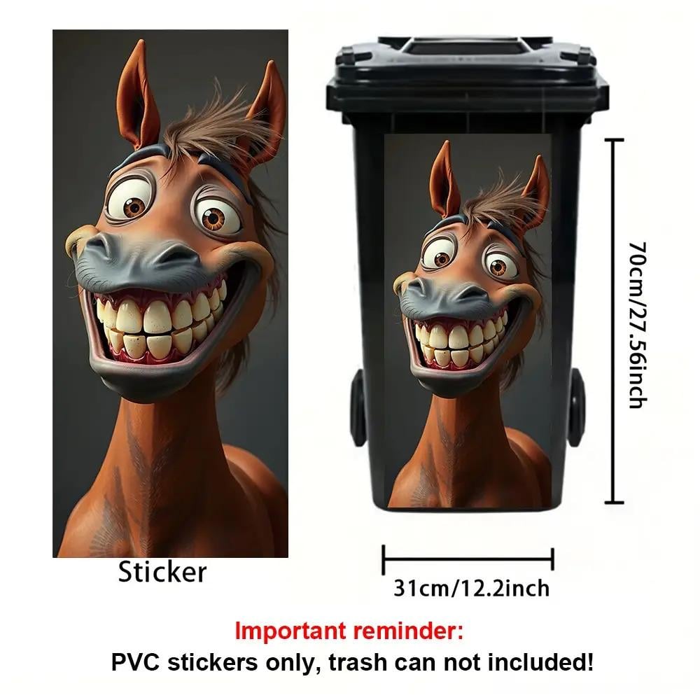 𝟒𝟗% 𝐎𝐅𝐅 𝐅𝐥𝐚𝐬𝐡 𝐒𝐚𝐥𝐞!:Creative Trash Can Sticker with Colourful Cartoon✨