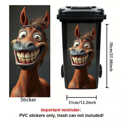 𝟒𝟗% 𝐎𝐅𝐅 𝐅𝐥𝐚𝐬𝐡 𝐒𝐚𝐥𝐞!:Creative Trash Can Sticker with Colourful Cartoon✨