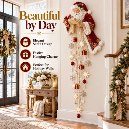 🔥Last Day 50% OFF- 🎅 Santa’s Magical Gift Starfall Cascade™ | Lighted Christmas Wall Decor