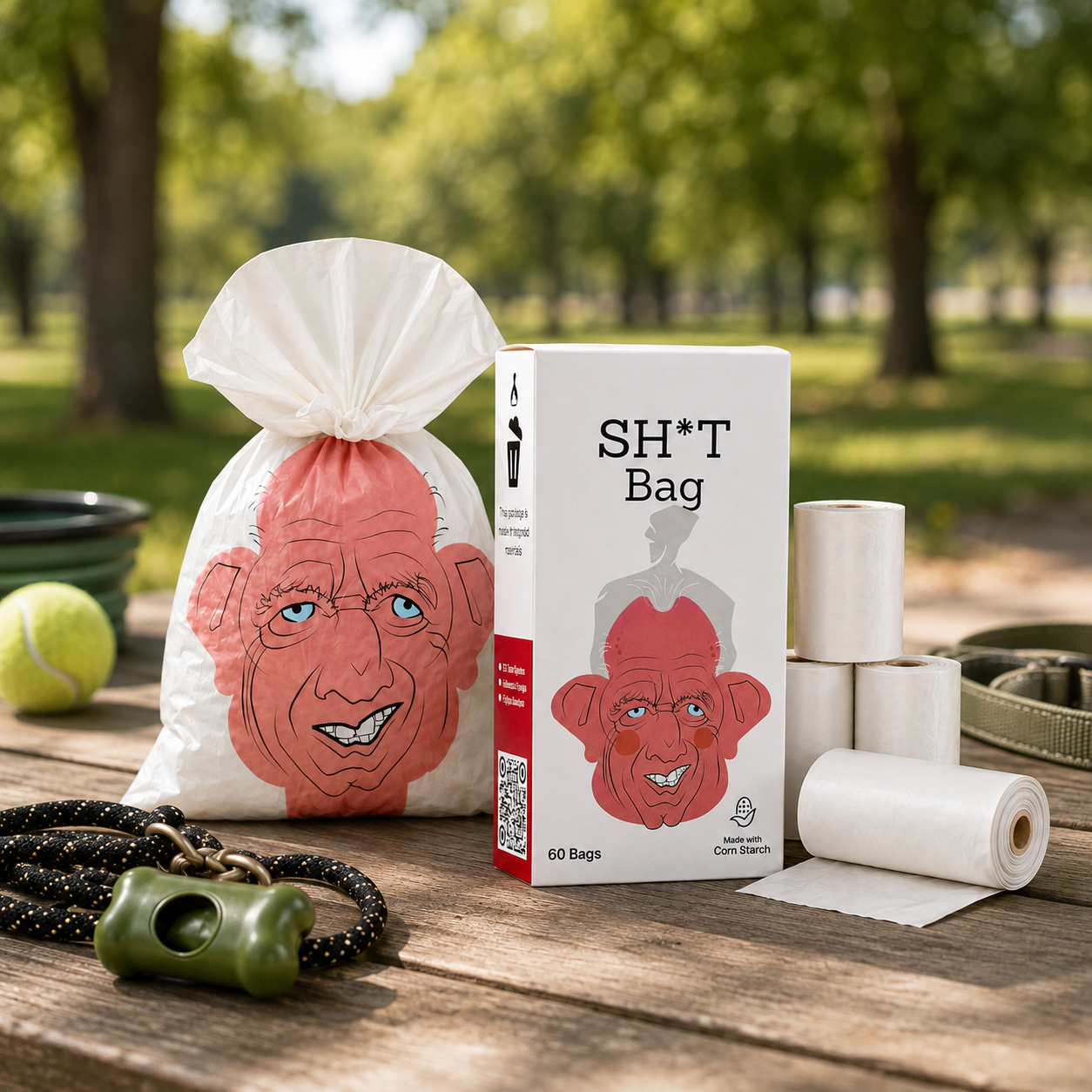 🤣Premium Unscented Leakproof Pet Waste Bags-Kennedizine