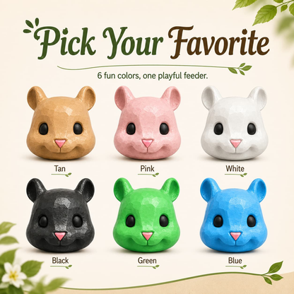 🐿️ Funny Squirrel Mask Feeder | Hanging Backyard Nut Feeder & Garden Decor