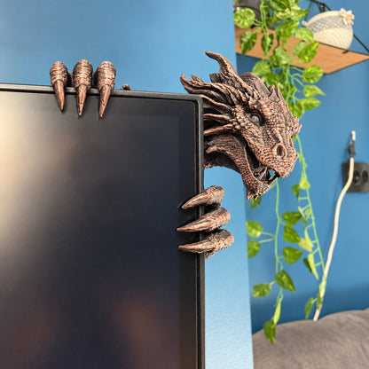 🐉 Legendary Dragon Screen Guardian – Fantasy Monitor Decor