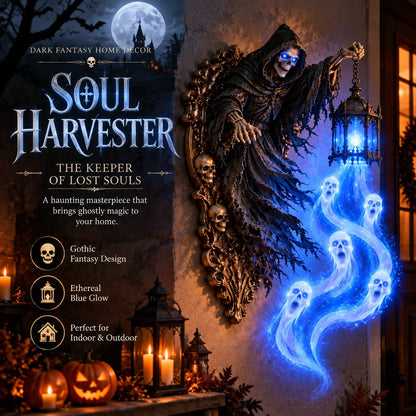 🎃 Last Day 50% OFF | Soul Harvester Haunted Lantern Wall Decor 👻