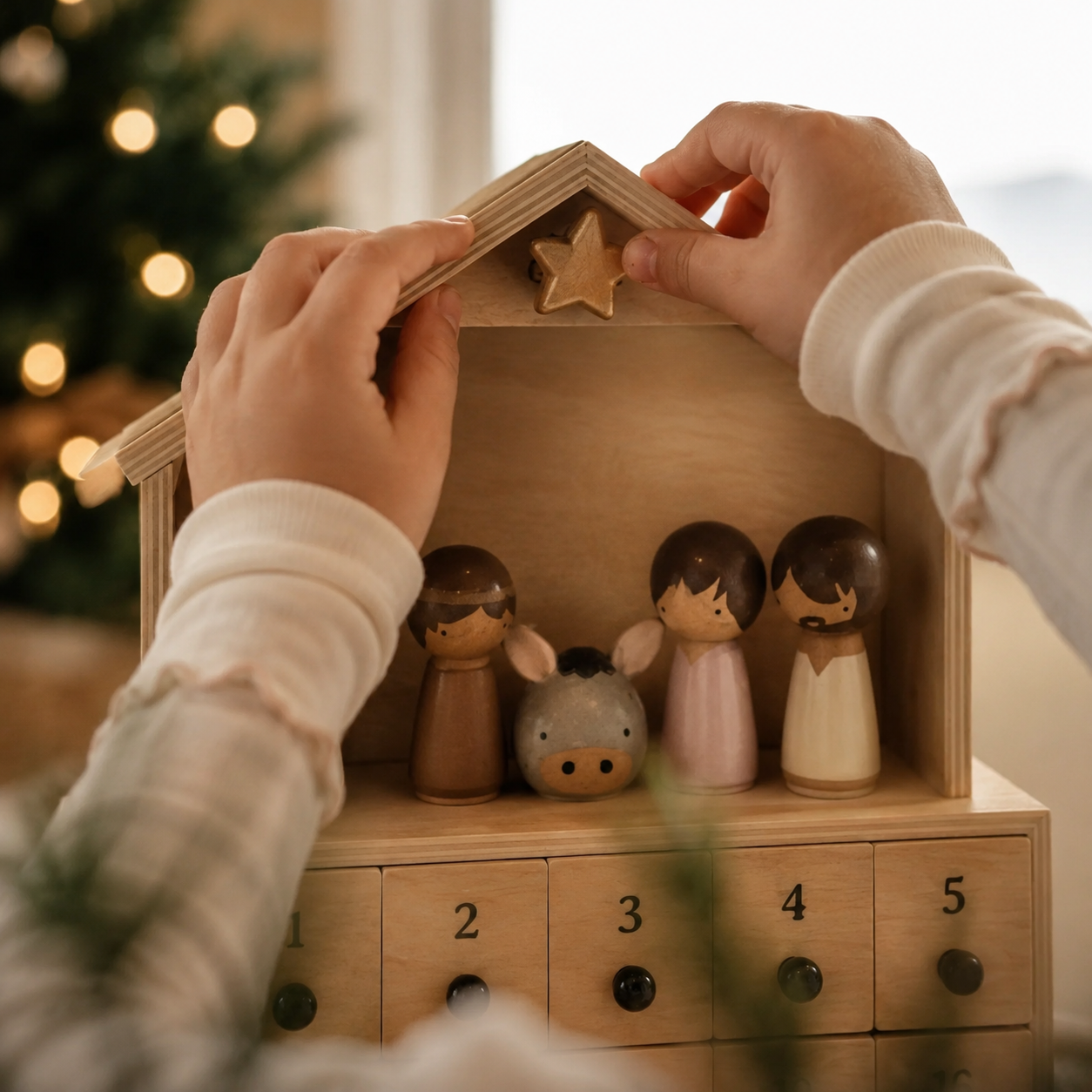 ✝️Nativity Advent Calendar 2026 – 24-Day Christmas Countdown with Nativity Figures🎄
