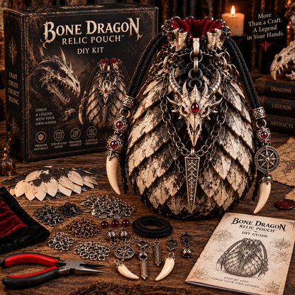 🧿⚔️ Legendary Relic Pouch DIY Kit™ – Fantasy Chainmail Scale Craft