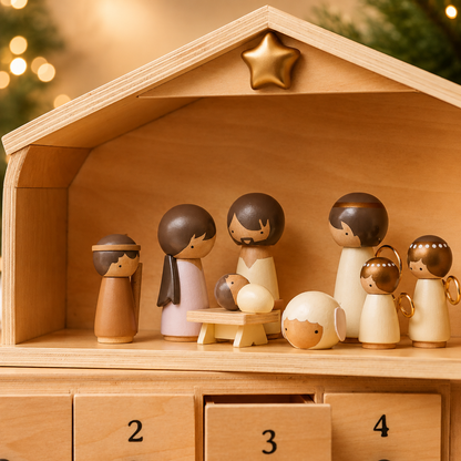 ✝️Nativity Advent Calendar 2026 – 24-Day Christmas Countdown with Nativity Figures🎄