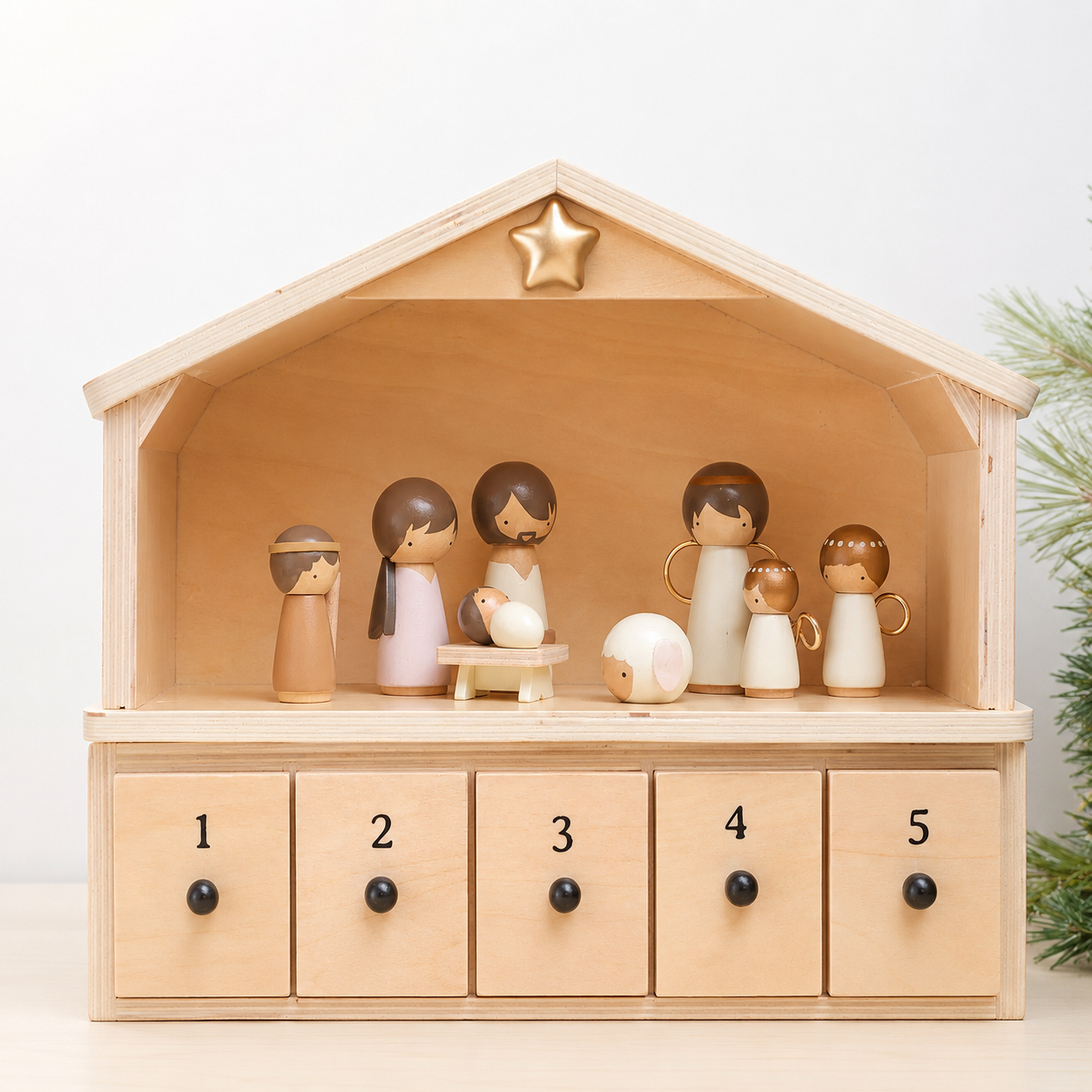 ✝️Nativity Advent Calendar 2026 – 24-Day Christmas Countdown with Nativity Figures🎄