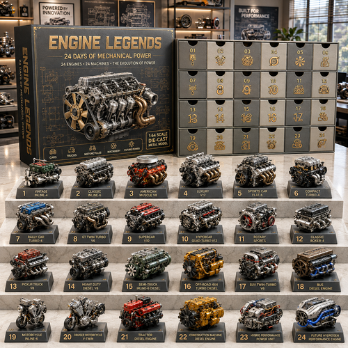 ⚙️ Engine Legends — 24 Days of Mechanical Power Advent Calendar