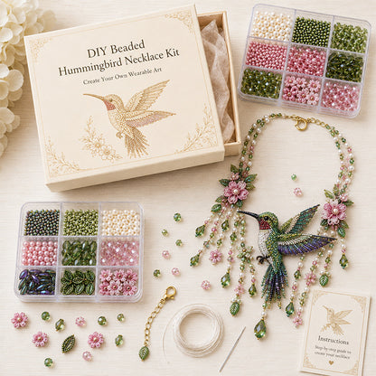 DIY Beaded Statement Necklace Kit ✨🧵