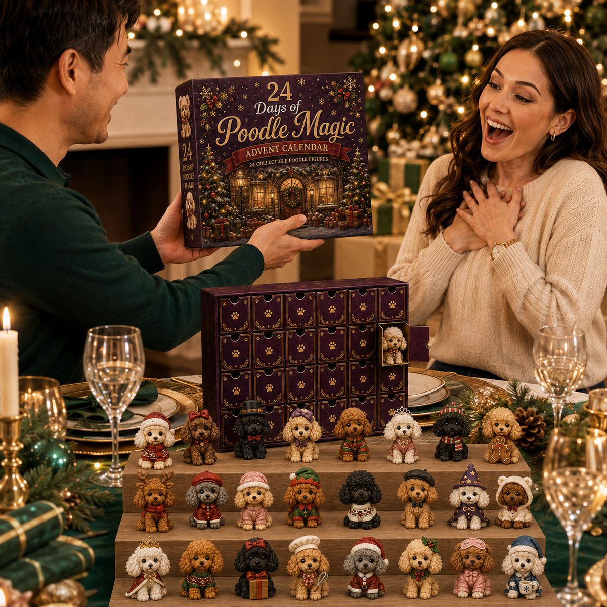 Poodle Magic Advent Calendar Christmas gift