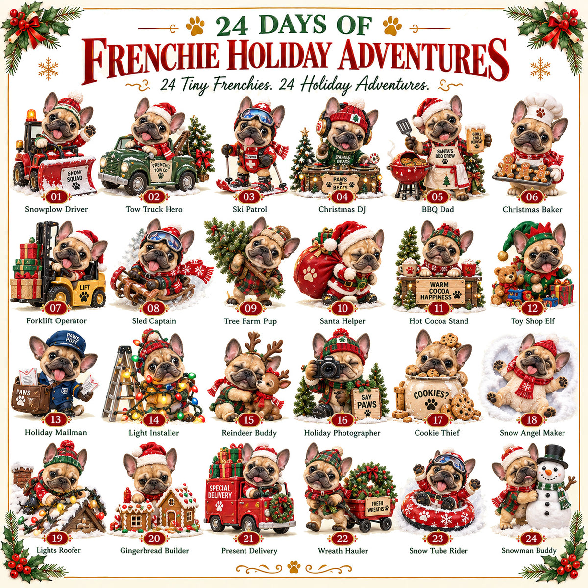 ⏰Limited Stock 75% OFF - 🐾🎄🎄 24 Days of Dog Mischief™ – Pick Your Favorite Pup