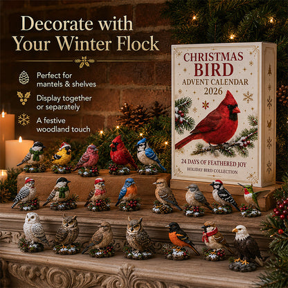 🐦🎄 Christmas Bird Advent Calendar 2026 – 24 Days of Feathered Joy 🎁✨