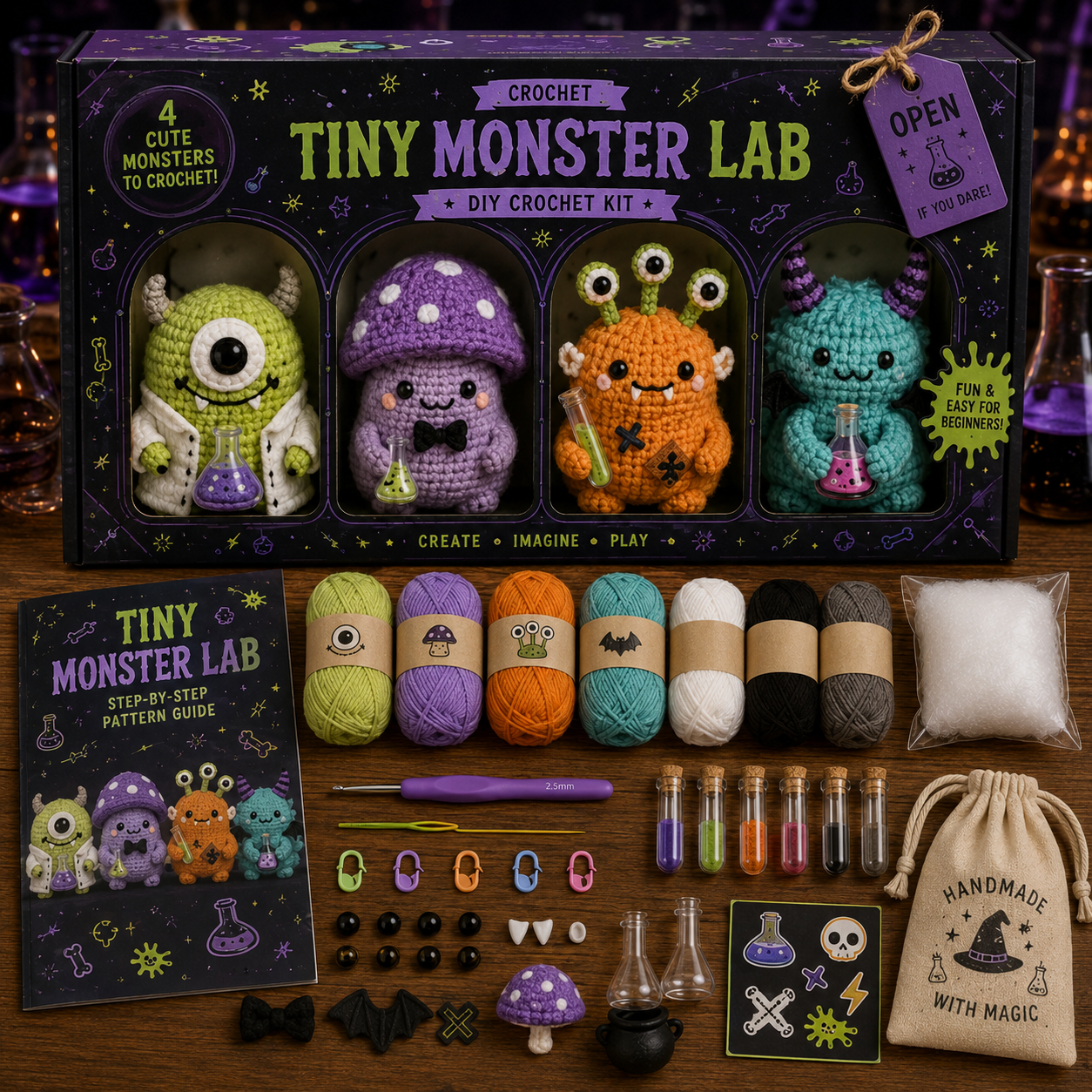 🧶✨ Spooky Stitch Adventures DIY Crochet Collection