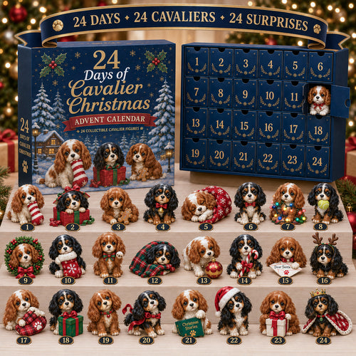 🐶 24 Days of Cavalier Christmas Advent Calendar 2026 – 24 Collectible Cavalier Surprises