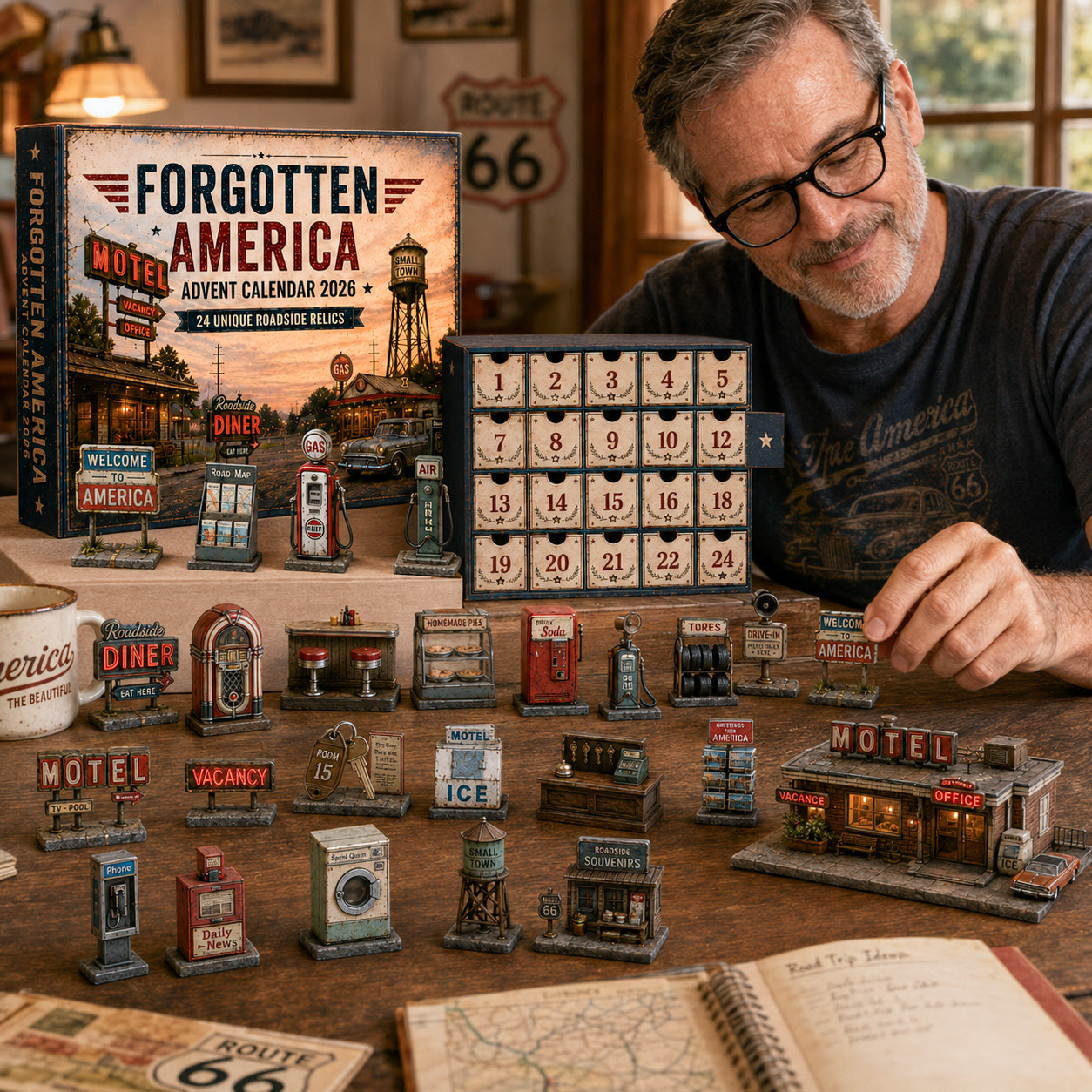🇺🇸✨ Forgotten America Advent Calendar 2026 – 24 Days of Roadside Memories 🏨🍔⛽