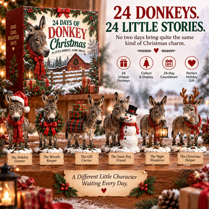 Kind Ears, Brighter Days — 24-Day Donkey Christmas Collection