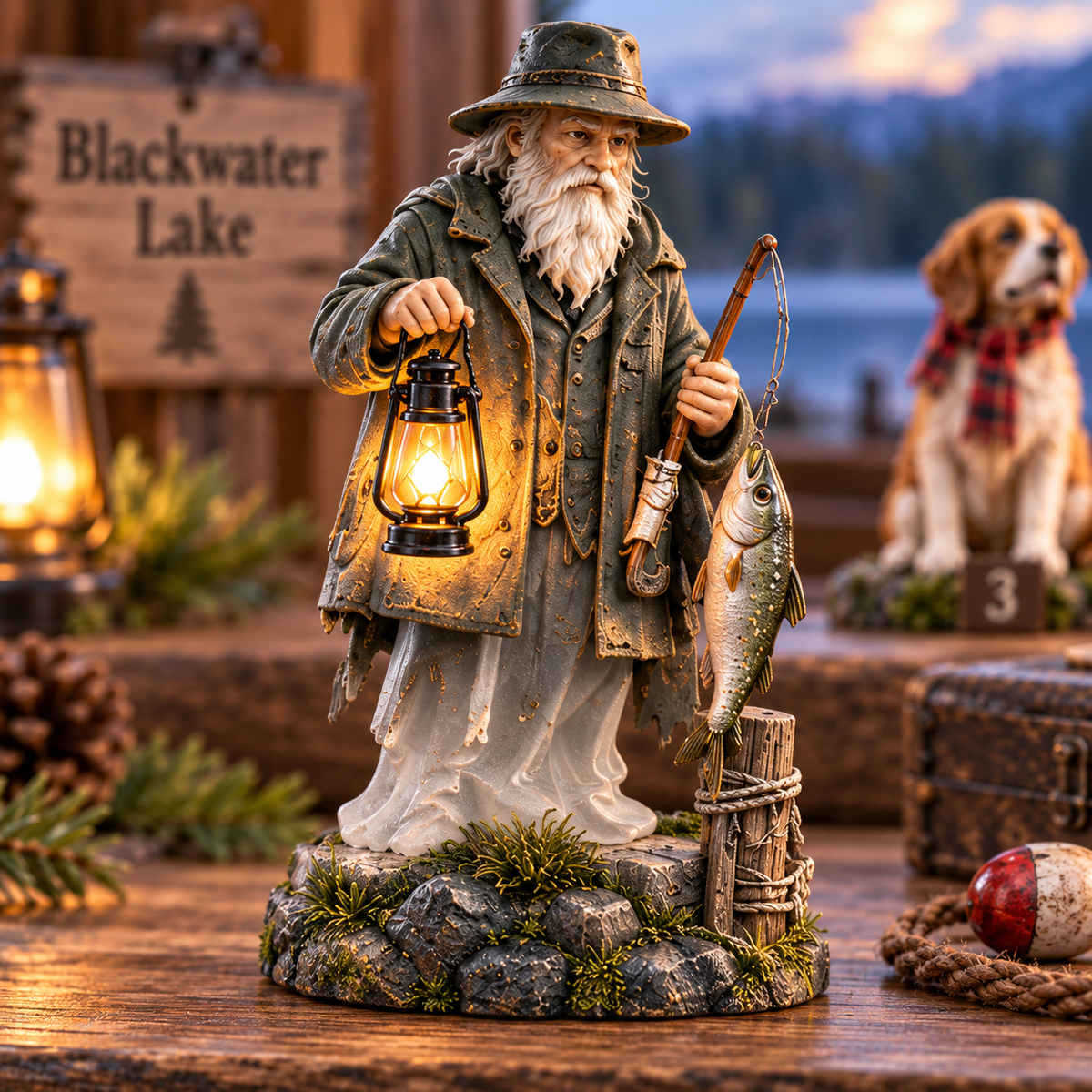 ⏰Limited Stock 50% OFF -🌙🎣 24 Days at Blackwater Lake – The Ghost Fisherman’s Cabin Collection 🏕️👻
