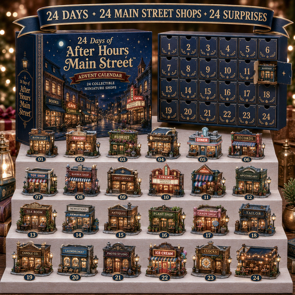 ⏰Limited Stock 50% OFF -🏘️✨ 2026 After Hours Main Street™ Advent Calendar – 24 Unique Shops, 24 Daily Surprises