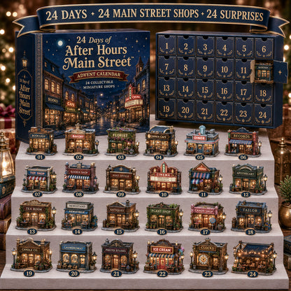 ⏰Limited Stock 50% OFF -🏘️✨ 2026 After Hours Main Street™ Advent Calendar – 24 Unique Shops, 24 Daily Surprises