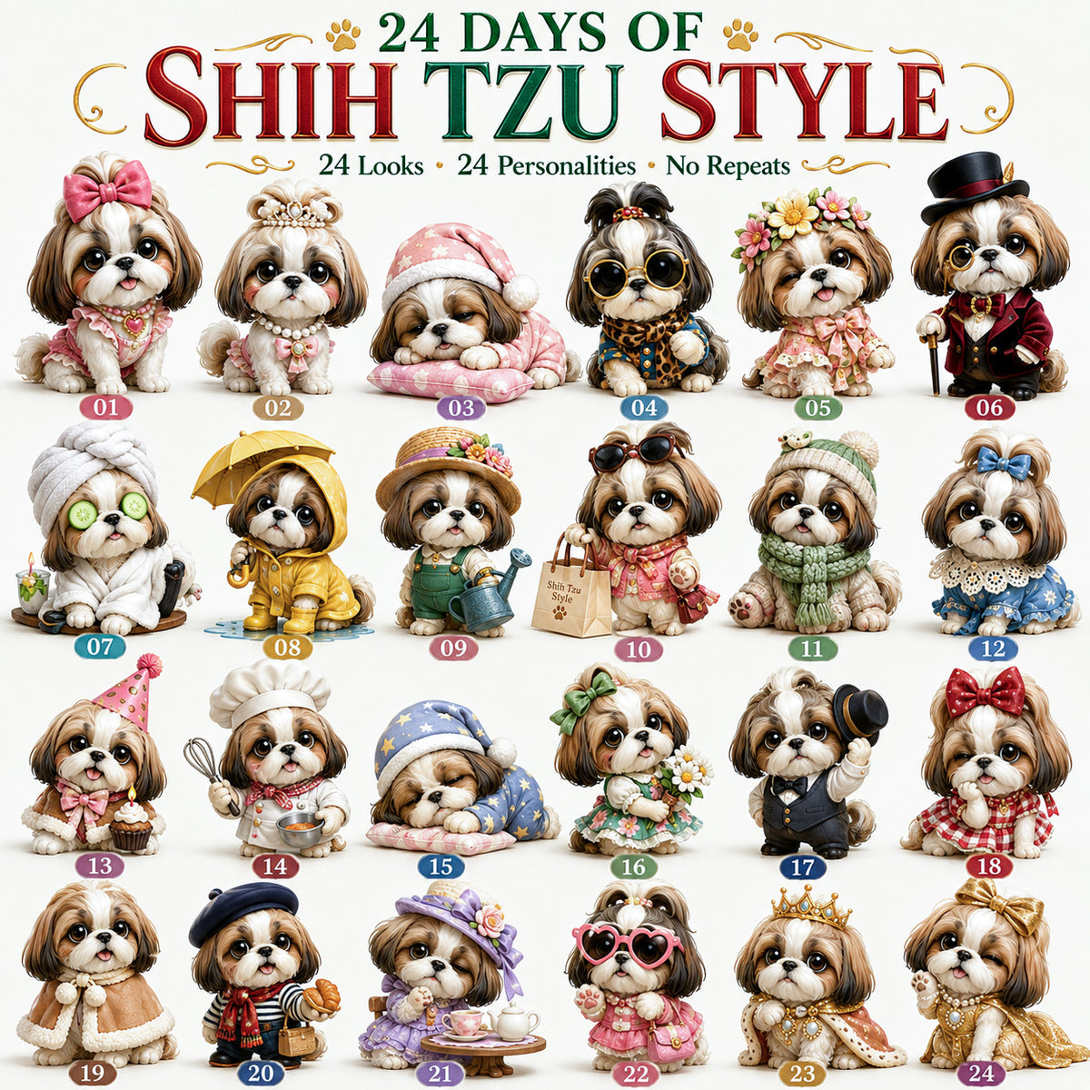 ⏰Limited Stock 75% OFF - 🐾🎄🎄 24 Days of Dog Mischief™ – Pick Your Favorite Pup
