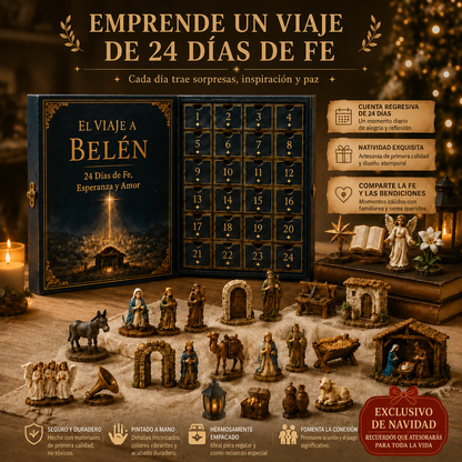 🎄 Camino a Belén 2026🔥 | Calendario de Adviento Cristiano de 24 Días