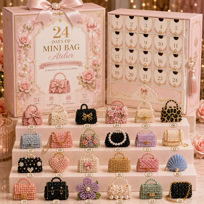 🎀 24 Days of Mini Bag Atelier™ – 24 Finished Mini Bag Advent Calendar