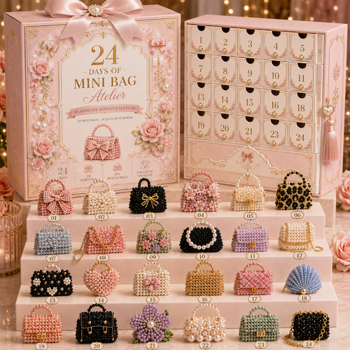 🎀 24 Days of Mini Bag Atelier™ – 24 Finished Mini Bag Advent Calendar