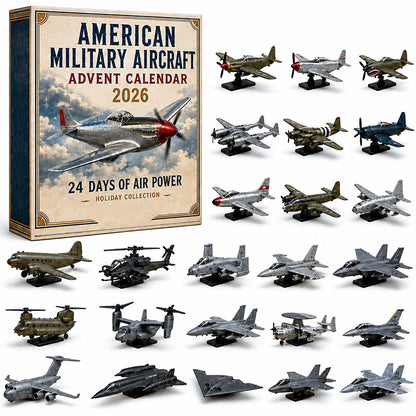 ✈️🇺🇸 American Military Aircraft Advent Calendar 2026 – 24 Days of Air Power