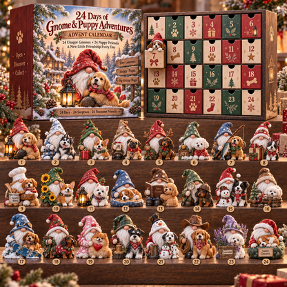 🎄 24 Days of Christmas Puppy Friends Advent Calendar 🐶