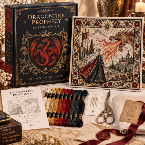 🐉 Dragonfire Prophecy™ DIY Embroidery Kit