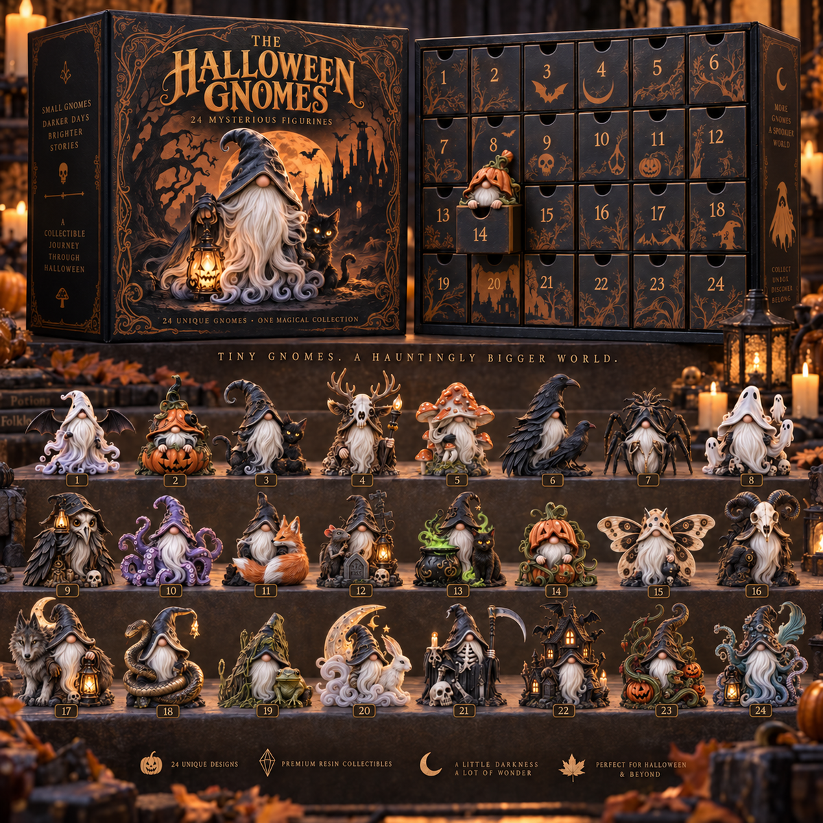 Halloween Gnomes 24 Day Advent Calendar
