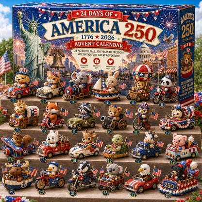 🇺🇸🎆 24 Days of America 250 – 1776–2026 Patriotic Collectibles Advent Calendar 🦅🎁