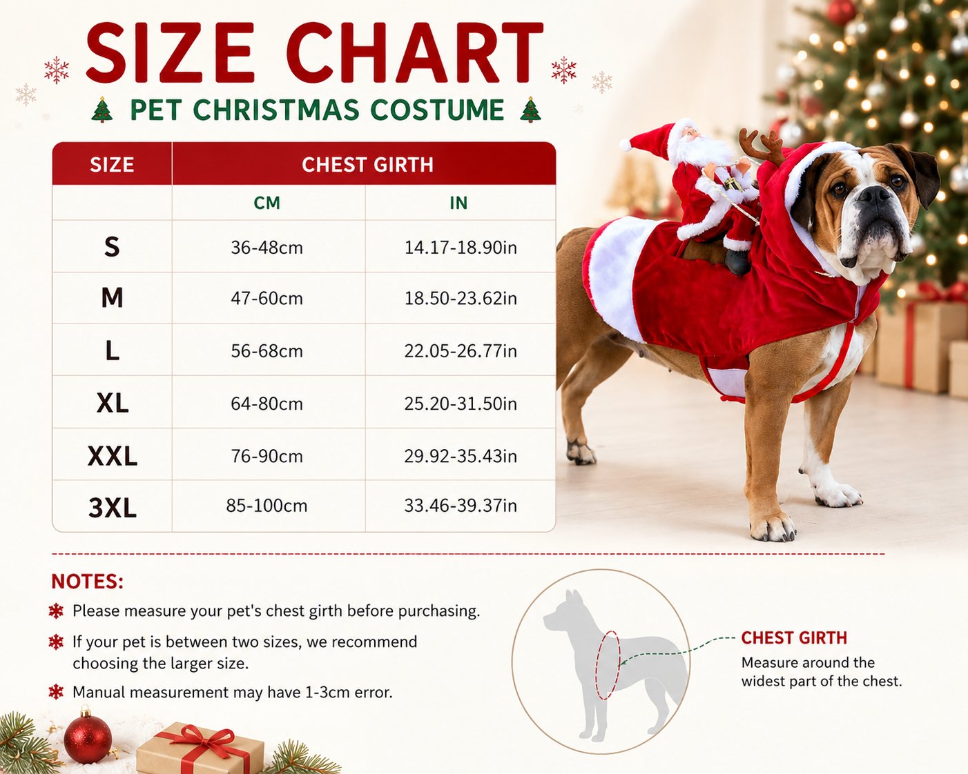 🎅🐾 Christmas Santa Rider Pet Costume – Funny Holiday Outfit for Dogs & Cats 🎄🐶
