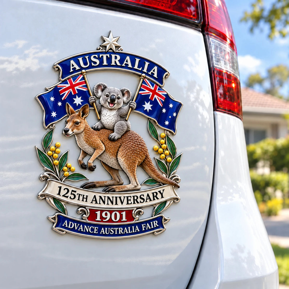 Australia commemorative emblem gift