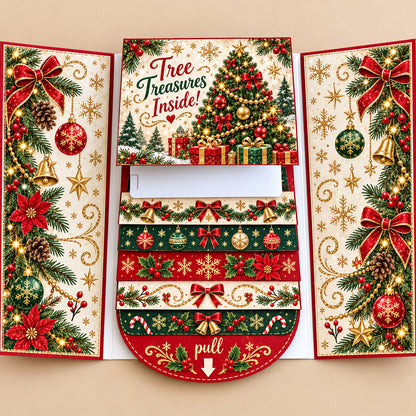 ⏰LAST DAY 50% OFF - 2026 New🎅🎁 Waterfall Christmas Gift Card Booklet 💳✨