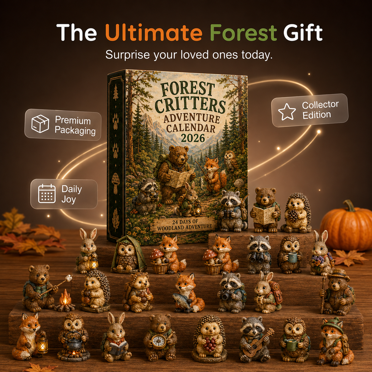 🌲🦊 Forest Critters Adventure Calendar 2026 🐻🦉
