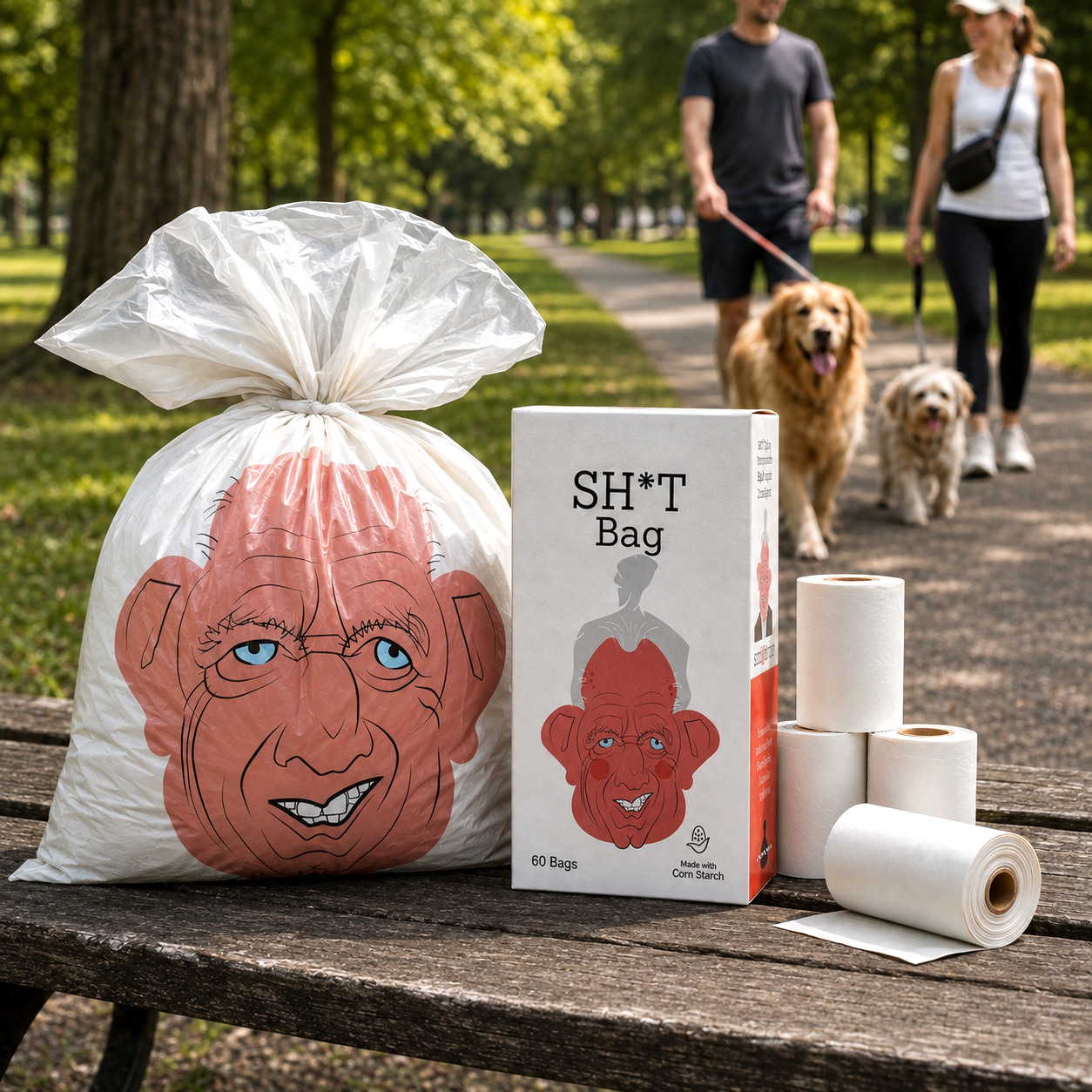 🤣Premium Unscented Leakproof Pet Waste Bags-Kennedizine