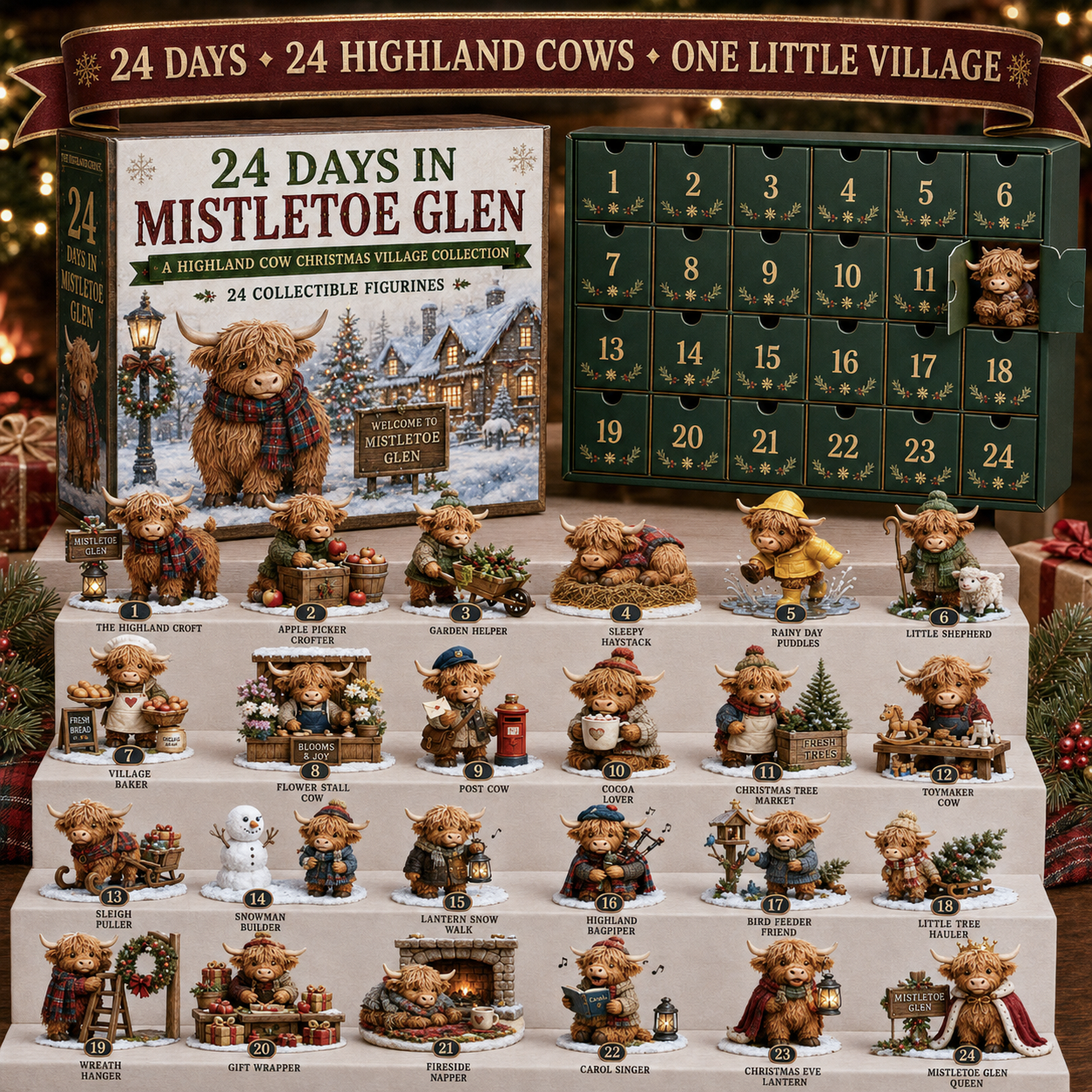 ⏰Limited Stock 50% OFF - 🎄 🐴2026 Horse Advent Calendar – 24 Days of Horse Magic