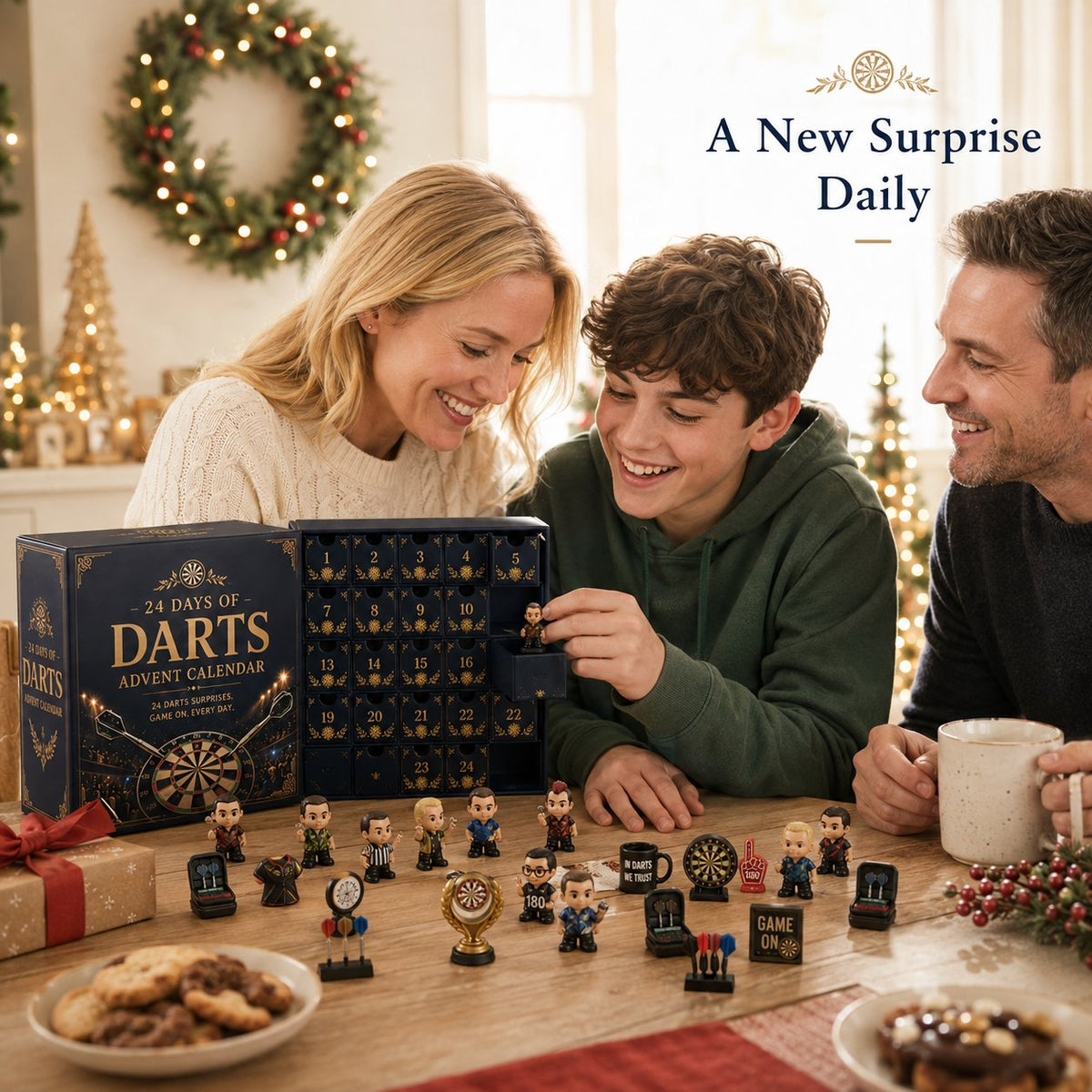 🎯 Darts Advent Calendar🎯 24 Zero‑Repeat Darts‑Themed Mini Charms