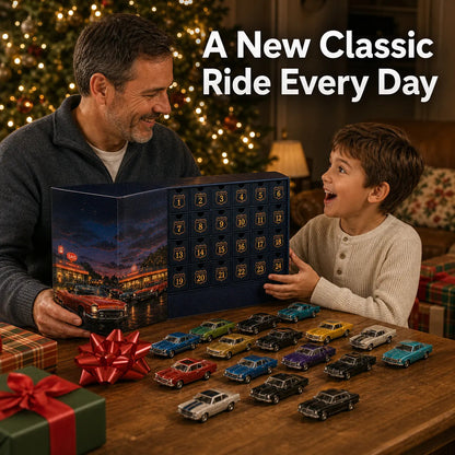 24 Days of Classic American Cars Advent Calendar – 24 Vintage Ride Collectibles