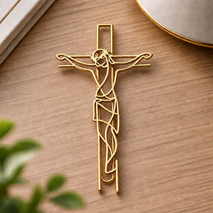 Faith-Inspired Gold Paper Clips ✝️ | Decorative Christian Page Markers, Perfect Small Religious Gifts for Church Friends & Family (Set of 20)