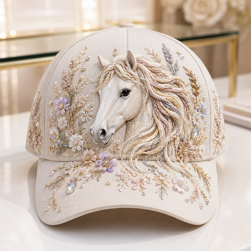 🔥 Last Day 49% OFF – 🦬✨ Highland Cow Embroidery Cap